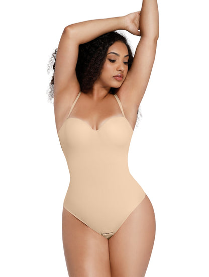 Strapless Supportive Shapewear Bodysuit