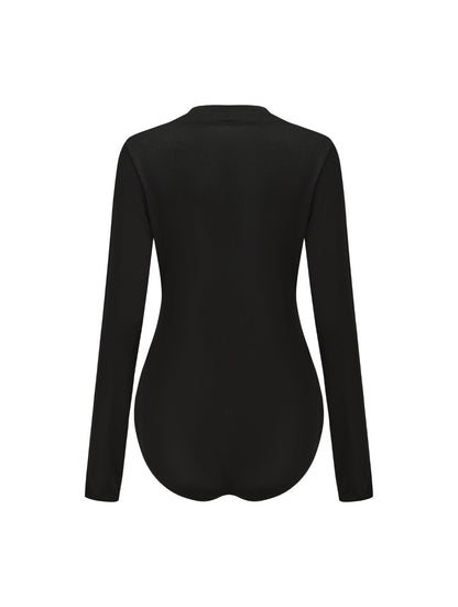 Long Sleeve Turtle Neck Bodysuit