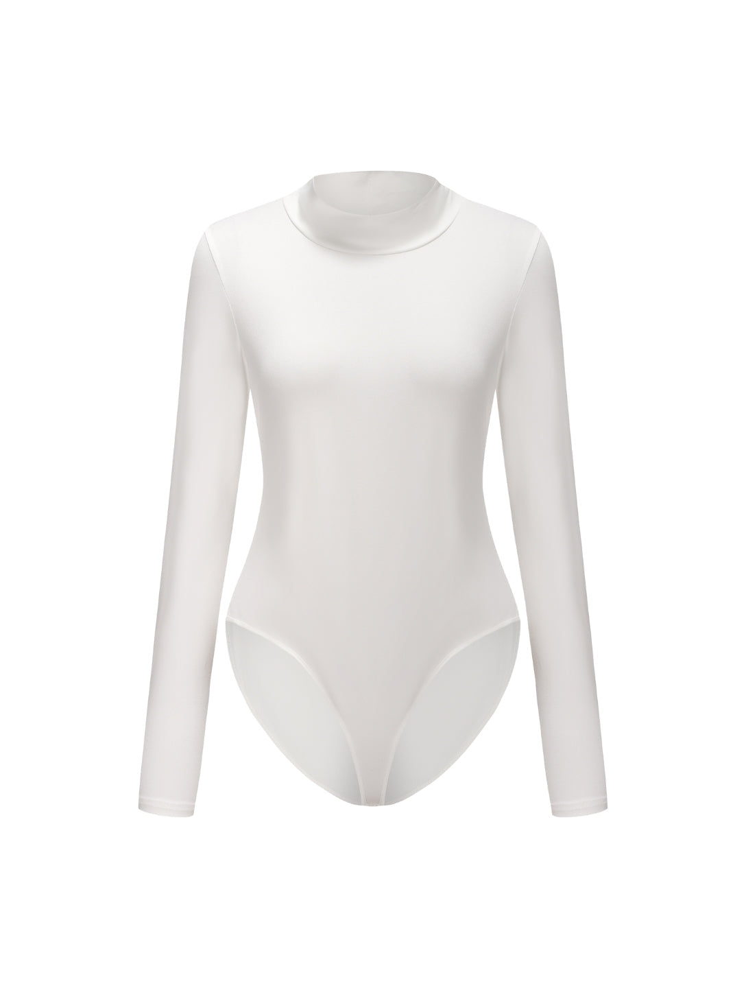 Long Sleeve Turtle Neck Bodysuit - HeyShape