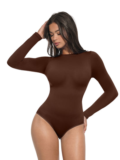 Sculpt Long Sleeve Bodysuit - HeyShape