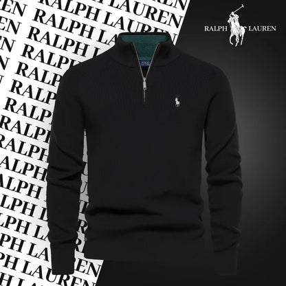 RL Zip-Pullover mit Kragen