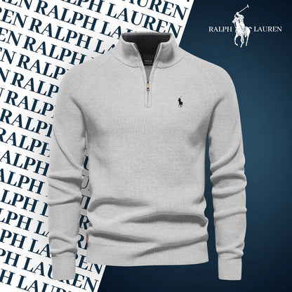 RL Zip-Pullover mit Kragen