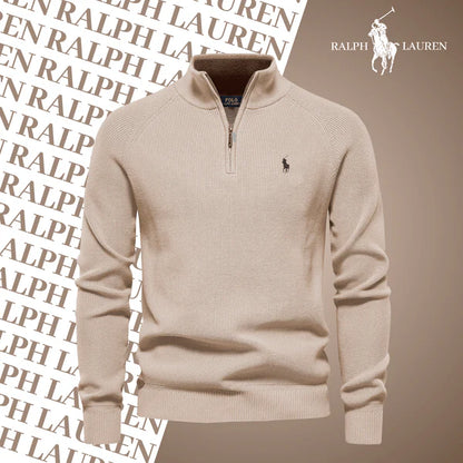 RL Zip-Pullover mit Kragen