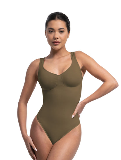 Seamless Sculpt Thong Bodysuit - HeyShape