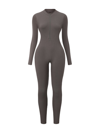 Snatched Rib Jumpsuit - HeyShape