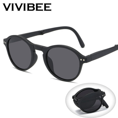 Folding Retro Square Sunglasses